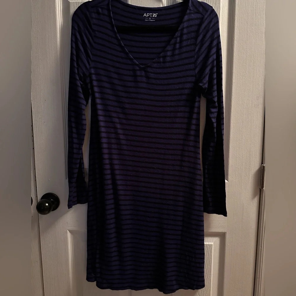 Apt 9 stripe dress, small